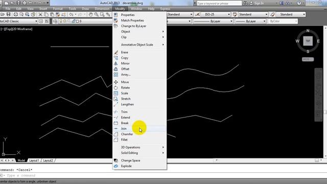AutoCAD 2013 Eğitim Videoları-42 Polyline,3d Polyline,Join,Explode,Lenghten Komutu смотреть онлайн