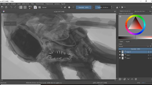 Alien Monster Concept/(by SZDraws) смотреть онлайн
