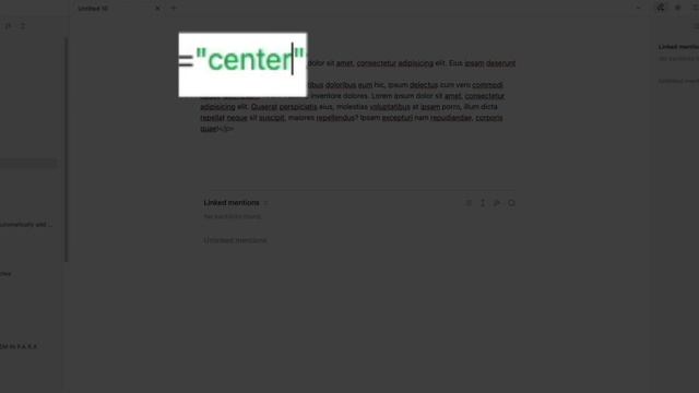 Quick Tip: How to align text in Obsidian смотреть онлайн