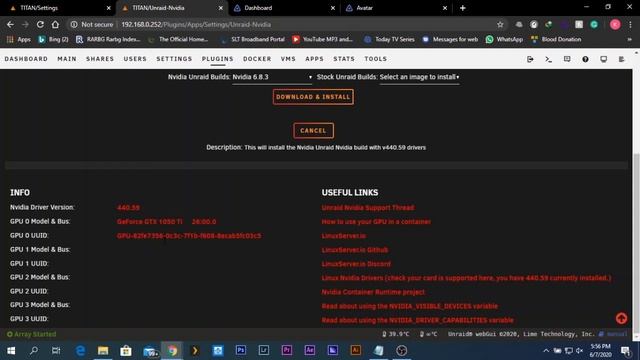 JellyFin Hardware Transcoding (NVENC) on Unraid | Unraid 6.8.3 смотреть онлайн