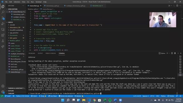 Audio Divider Python Program смотреть онлайн