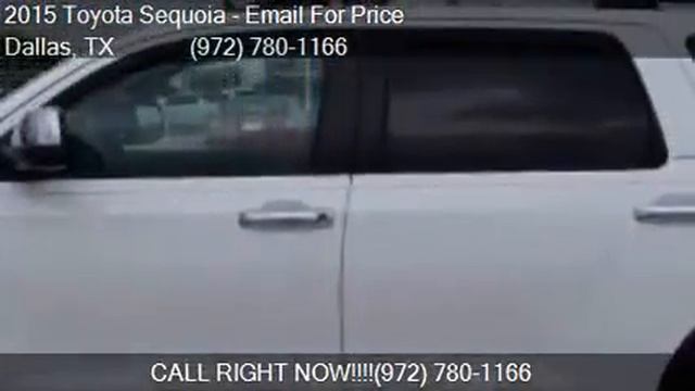 2015 Toyota Sequoia Limited 4x2 4dr SUV for sale in Dallas, смотреть онлайн