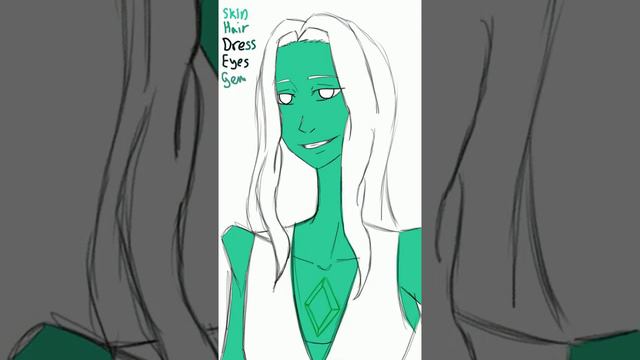 Steven Universe: Emerald (speedpaint) смотреть онлайн