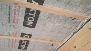 Дом из бруса своими руками. Утепление межэтажного перекрытия.