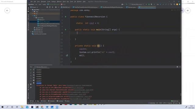How to write Fibonacci Series in Java using Recursion (Hindi) смотреть онлайн