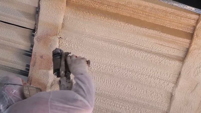 Внутреннее утепление крыши промышленного здания напыляемым ППУ смотреть онлайн