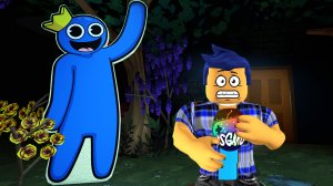 РОБЛОКС РАДУЖНЫЕ ДРУЗЬЯ - ПОБЕГ ОТ СИНЕГО МОНСТРА В ROBLOX RAINBOW FRIENDS