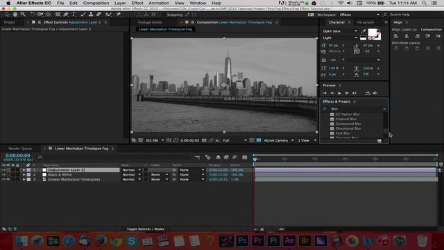 Tutorial: Creating a Fog Effect in Adobe After Effects 2015 смотреть онлайн