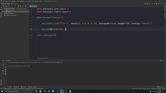 Dear PyGui 0.6.x: 7 Simple Plot & Tooltip смотреть онлайн