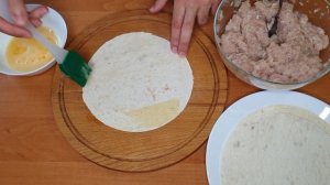 ПП ленивые ЧЕБУРЕКИ из лаваша. НЕВОЗМОЖНО ОТОРВАТЬСЯ !!!