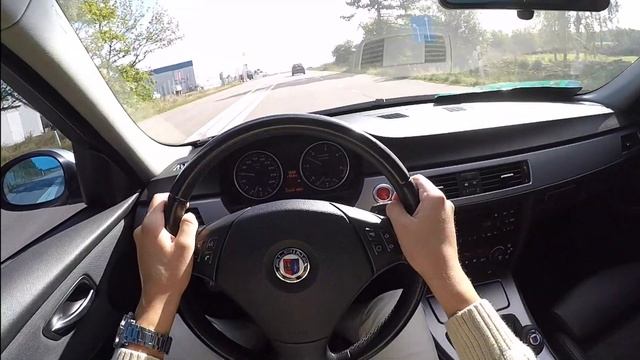 Bmw Alpina D3 60fps POV drive test drive acceleration смотреть онлайн