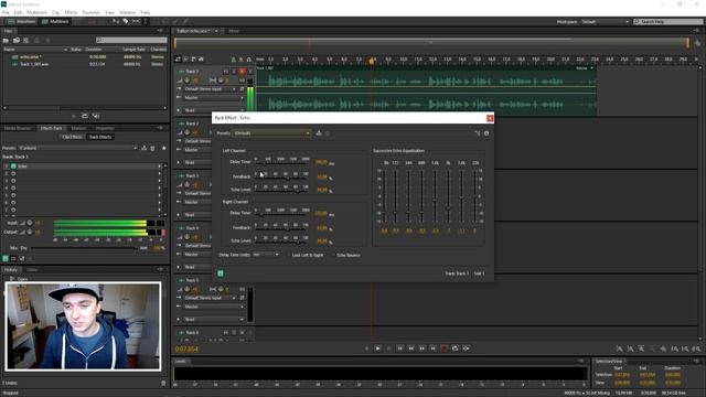 How To Add Echo In Adobe Audition CS6 - Tutorial #6