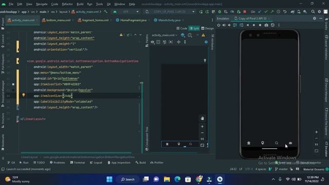 How to add BottomNavigation with Fragment to SoundCloud app Android Studio Tutorial Free Source cod смотреть онлайн