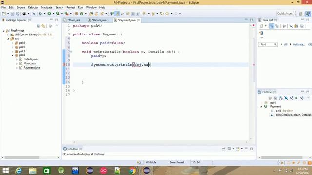 Java OOP #32: Passing Object to a method смотреть онлайн
