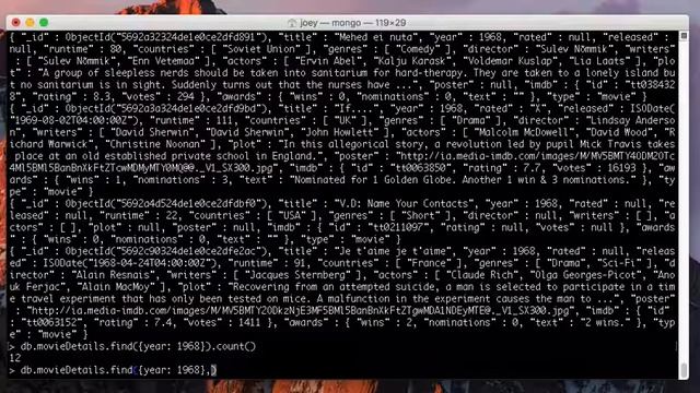 mongo comparsion operator смотреть онлайн