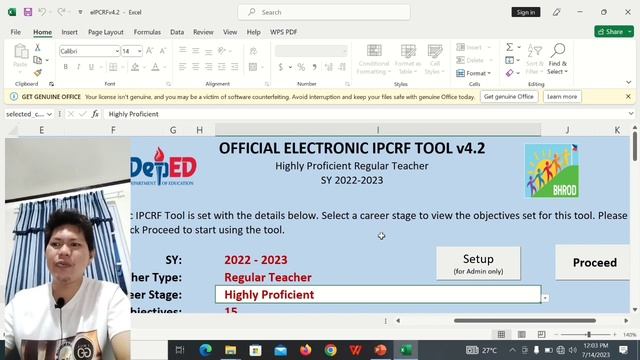Fix Error Macros Problem (Can't Proceed) In Official DepEd IPCRF 2022-2023