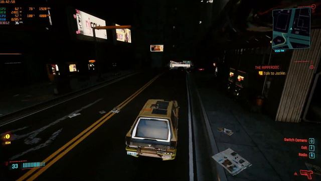 Cyberpunk 2077 City FPS show case GTX 1650 Super i5 3570k смотреть онлайн