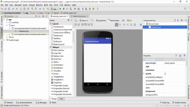 14. INTRODUCTION TO LINEAR LAYOUT IN ANDROID STUDIO | ANDROID APP DEVELOPMENT смотреть онлайн