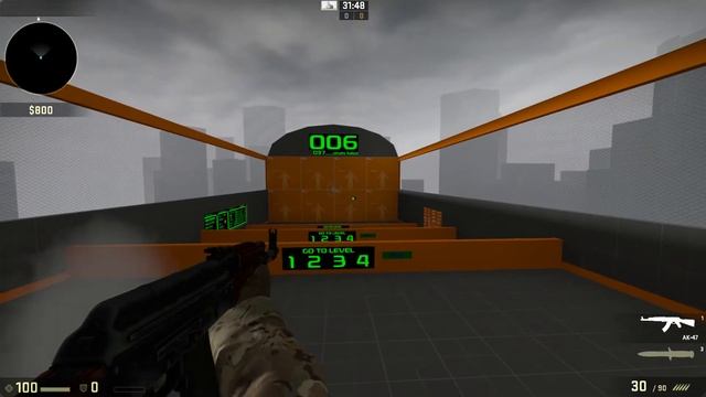 Как повысить свой скилл в CS:GO? Карта для тренировок. смотреть онлайн