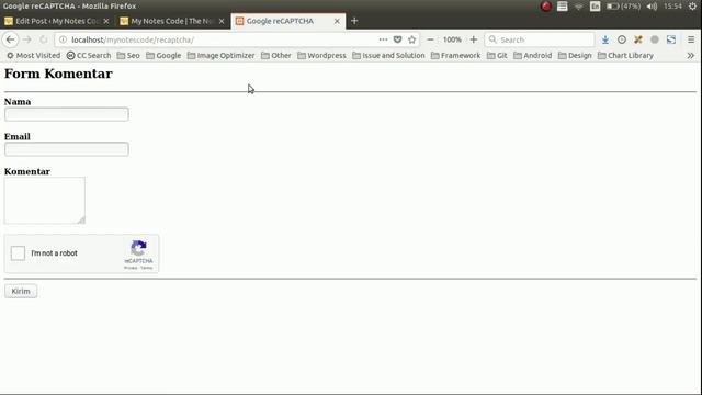DEMO Tutorial Membuat Captcha menggunakan Google reCAPTCHA смотреть онлайн