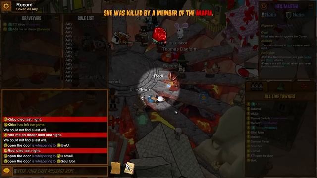 The GREATEST ENDING To a Town of Salem Game... | Hex Master Gameplay смотреть онлайн