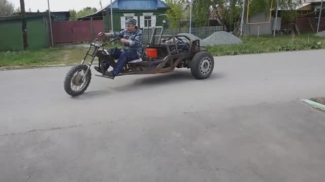 Трайк! ПЕРВЫЙ ВЫЕЗД! ОН ВАЛИТ!!! смотреть онлайн