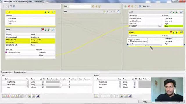 18.How to Collect Inner Join Rejected Rows in Talend l tMap l Inner Join l Processing Data смотреть онлайн