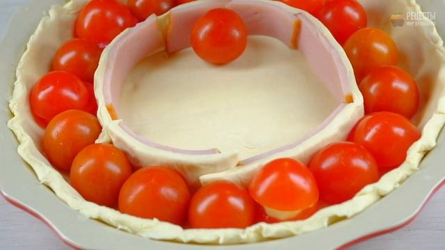 Спиральный овощной киш с сюрпризом смотреть онлайн
