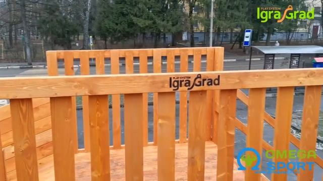 Обзор зимних деревянных горок IGRAGRAD по индивидуальному проекту