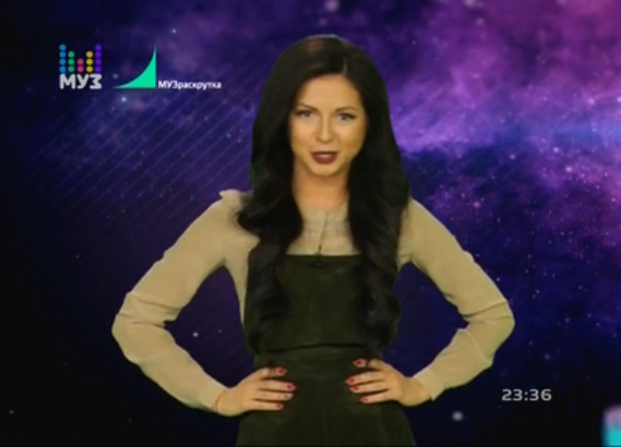 Нюша - ведущая программы "МузРаскрутка" - 16.4.15 смотреть онлайн