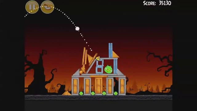 Angry Birds Seasons - Trick or Treat Level 2-7 Walkthrough 3 Stars смотреть онлайн