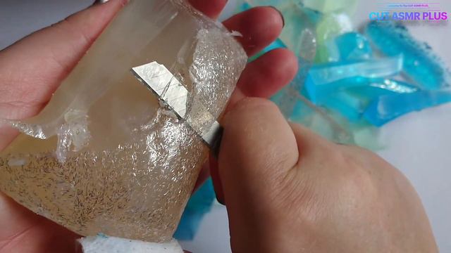 Soap Carving ASMR Relaxing Sounds No Talking Satisfying ASMR Video #acmp #carvingsoap #soapasmr