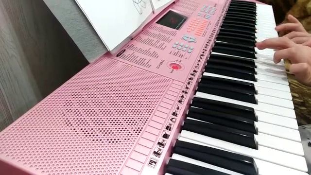 Улыбка ДЕТСКИЕ ПЕСНИ на синтезаторе смотреть онлайн