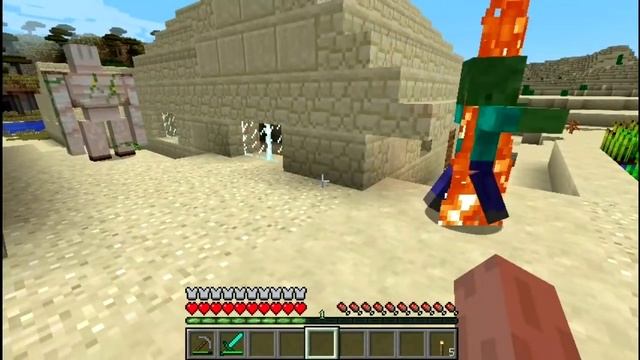 Железный голем в Майнкрафт смотреть онлайн