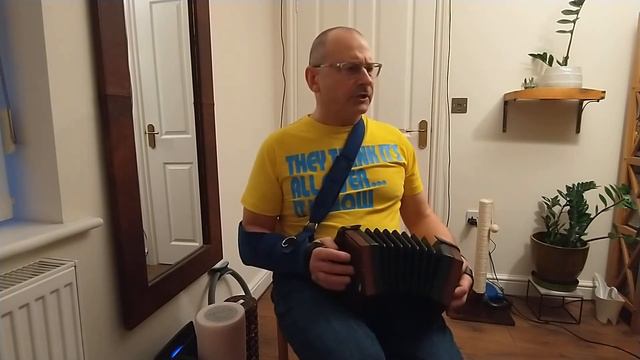 "Ой, у лузі червона калина"- Ukrainian Patriotic Song. Played on Hayden duet concertina. смотреть онлайн