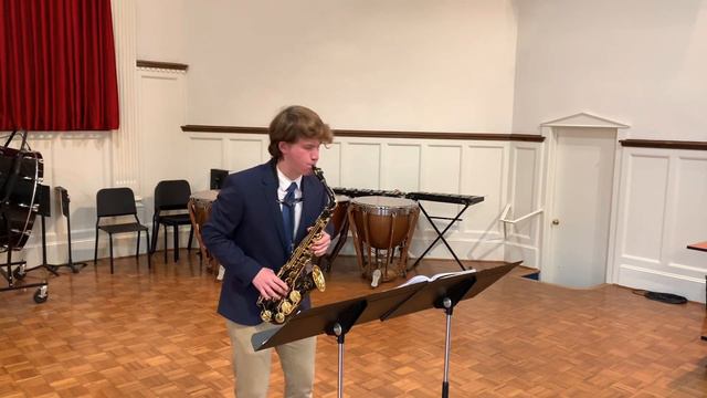 Bach Cello Suite No. 5 - Prelude (Alto Saxophone) смотреть онлайн