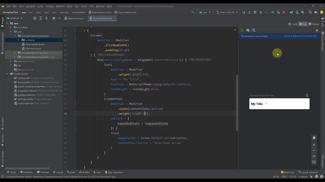 Expandable Card with Animation - Jetpack Compose смотреть онлайн