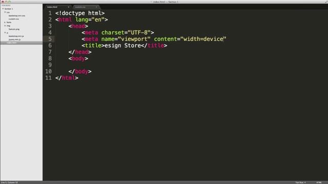 Responsive Web Development with Bootstrap 3 Course. #3 - Mark Up смотреть онлайн