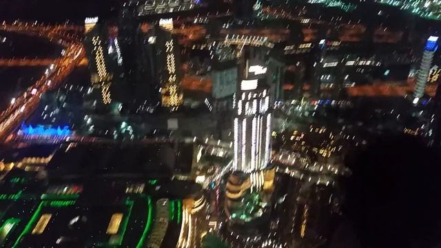 Live. Вид с Burj khalifa смотреть онлайн