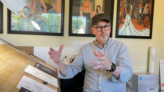 Terry Moore: Drawing Zoe, Selling our convention posters/banners смотреть онлайн