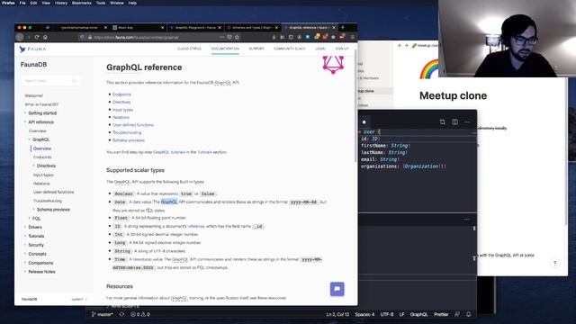 Build a Meetup clone w/ Fauna & GraphQL (Feb. 21, 2020) смотреть онлайн