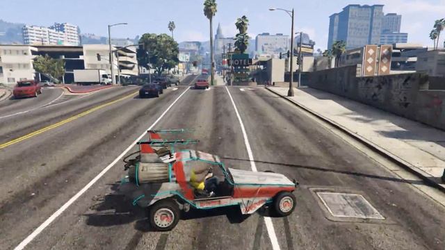 GTA 5 - Ездим на Space Docker + ограбление инкассаторов смотреть онлайн