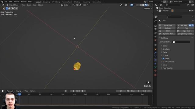 Soft Body Physics for Beginners (Blender Tutorial) смотреть онлайн