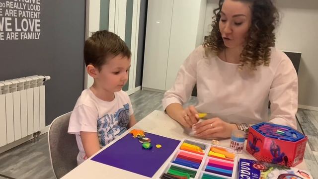 Солнечная система из пластилина