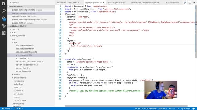 Angular2, Visual Studio Code, TypeScript Course-Part 4 смотреть онлайн