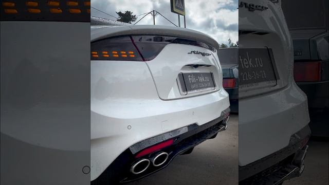 ЯРКИЙ ВЫХЛОП на KIA STINGER 2.0L 2021 смотреть онлайн