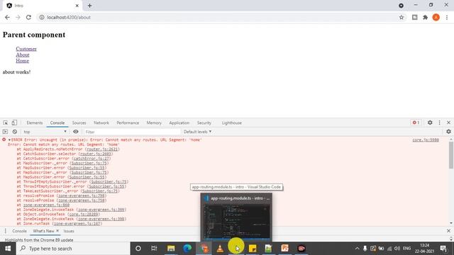 Angular 11 - Wildcard Route in Angular 11 #tutorial 21 смотреть онлайн