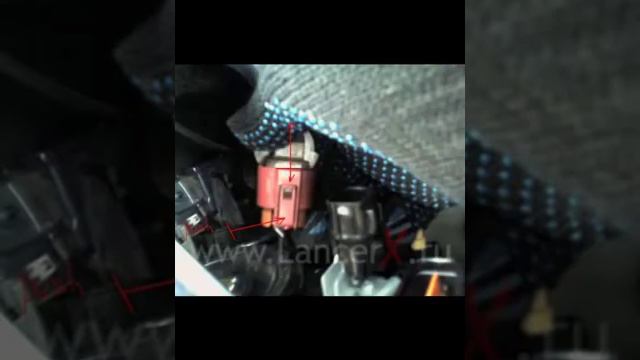 замена ламп габаритов и ближнего света на мицубиси лансер 10