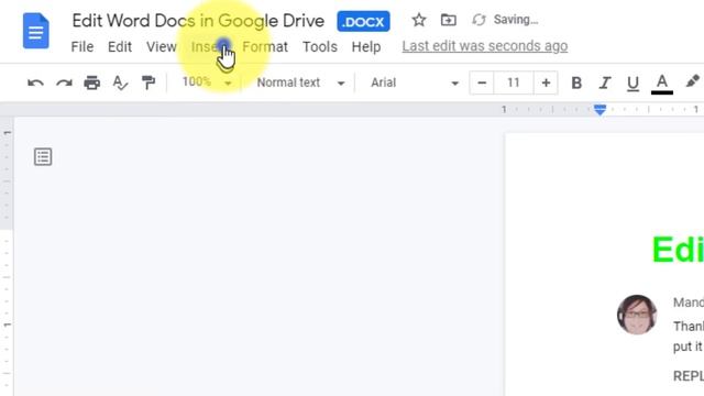 Edit Word Docs In Google Drive смотреть онлайн