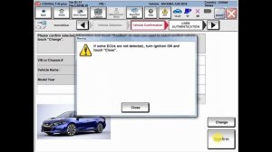 Nissan Consult III+ - Immobilizer/Keys Relearn for Used ECM, New BCM, & Used Steering Lock